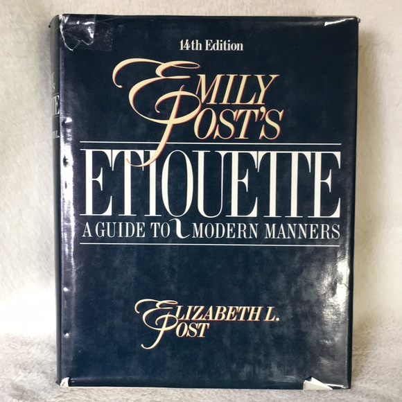 Emily Post's Etiquette Hardcover Book Guide to Modern Manners 14th edition - Picture 2 of 13